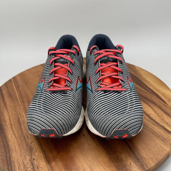 Mizuno Wave Rebellion Shoes Mens Size 11 Gray Road Running Comfort Walking Gym - Picture 2 of 9